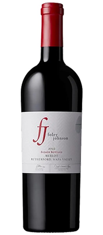 foley johnson handmade estate merlot bottle shot